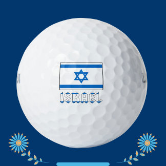 Israeli Flag and Israel Golf Balls
