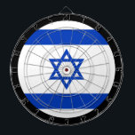 Israeli Flag Dartboard & Israel / game board<br><div class="desc">Dartboard: Israel & Israeli flag darts,  family fun games - love my country,  summer games,  holiday,  fathers day,  birthday party,  college students / sports fans</div>