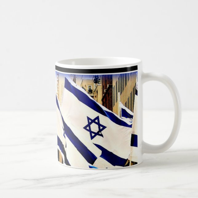 Israeli Flag Mug (Right)