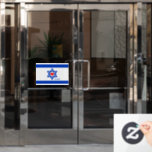 Israeli flag, Red Heart & Israel patriots /sports Window Cling<br><div class="desc">Window Cling /Decals: Patriotic Israel with Red Heart & Israeli Flag - love my country,  travel,  holiday,  weddings,  patriots /sports fans</div>