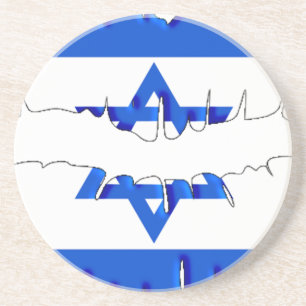 Israeli Kiss Coaster