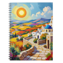 Israeli Landscape Notebook – Colourful & Inspiring
