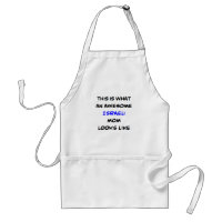israeli mom, awesome adult apron