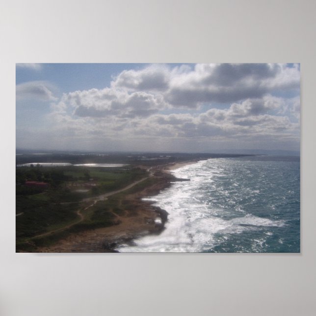 israeli seaside canvas print (Front)