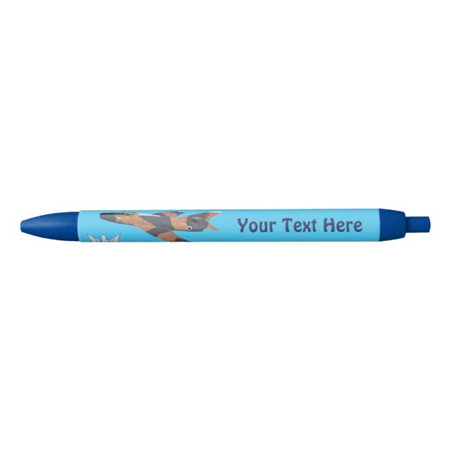 Israeli Super Mystère Blue Ink Pen (Front)