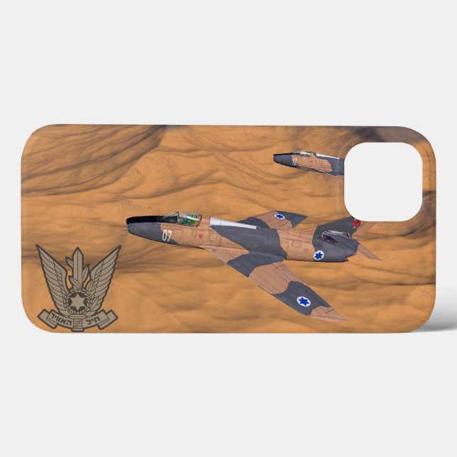Israeli Super Mystères Over The Desert Case-Mate iPhone Case (Back (Horizontal))