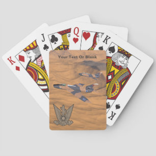 Israeli Super Mystères Over The Desert Playing Cards