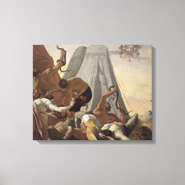 Israelites Afflicted with the Brazen Serpent Canvas Print (Front)