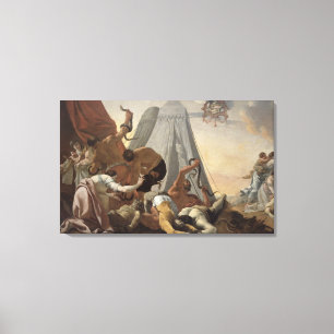 Israelites Afflicted with the Brazen Serpent Canvas Print