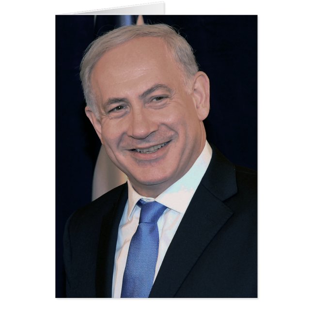 Israel's Prime Minister Benjamin Netanyahu (Front)