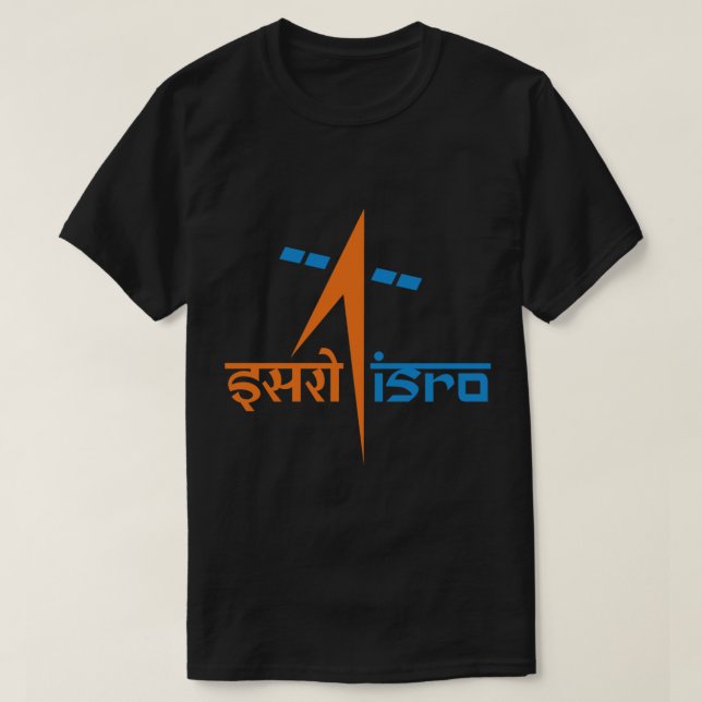 ISRO - Indian Space Research Organisation - Logo   T-Shirt (Design Front)