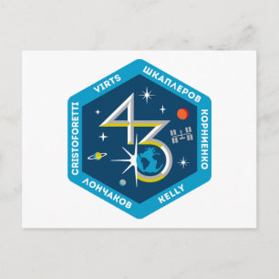 ISS Crews:  Expedition 43 Postcard