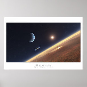 ISS on adventure Poster