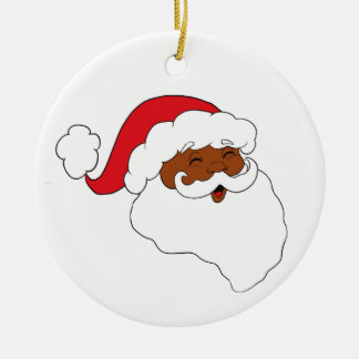 Issa Almondy Santa Ceramic Ornament