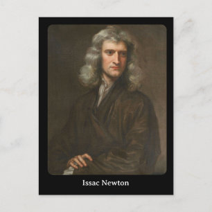 Issac Newton Postcard