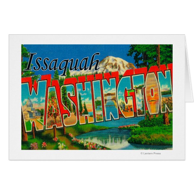 Issaquah, Washington - Large Letter Scenes (Front Horizontal)