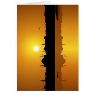 Istanbul and sunset
