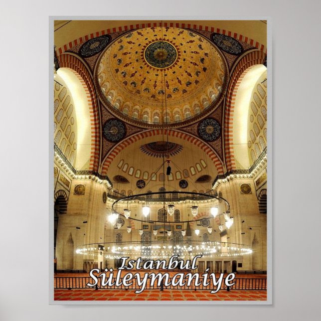 Istanbul - Basilica of Solimano - Turkey - Poster (Front)