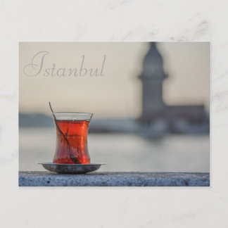 Istanbul - Carte de poste de thé turque