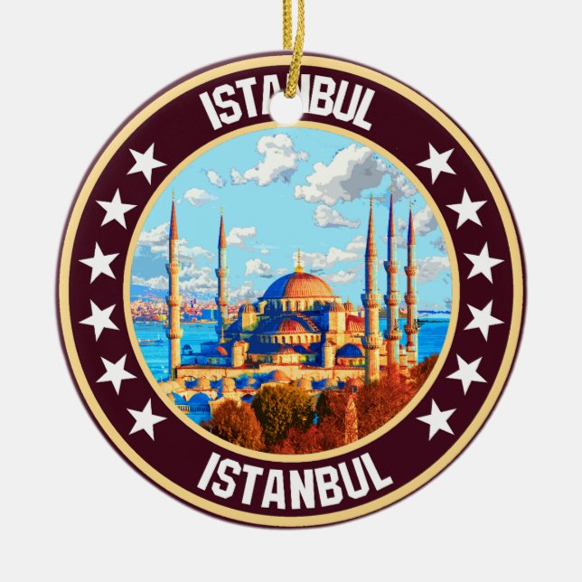 Istanbul                                           ceramic ornament (Front)