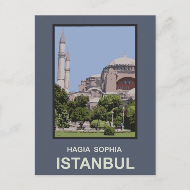 Istanbul Hagia Sophia Postcard (Front)
