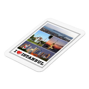 Istanbul - I Love - Turkey - Magnet