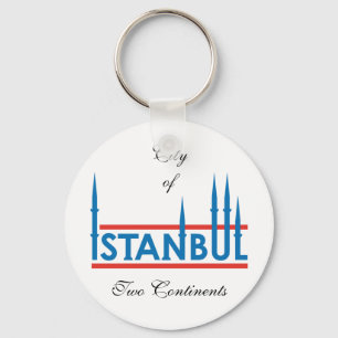 istanbul_logo, City of, Two Continents Keychain