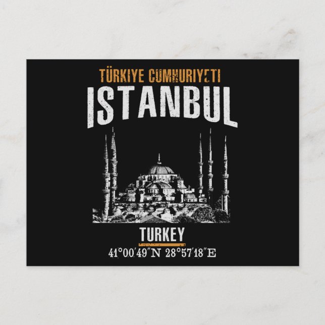 Istanbul Postcard (Front)