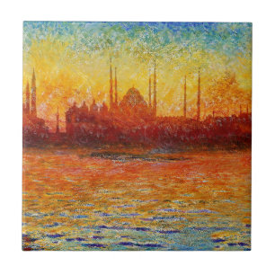 Istanbul Skyline 3 Tile