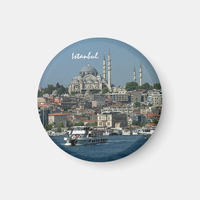 Istanbul, Sultan Ahmed, Turkey (Fridge Magnet) Magnet (Front)