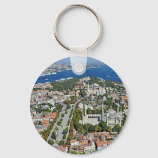 Istanbul - Sultanahmet (Button Keychain) Keychain