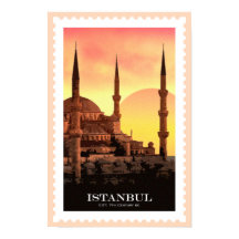 Istanbul Travel Poster 