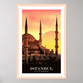 Istanbul Travel Poster 