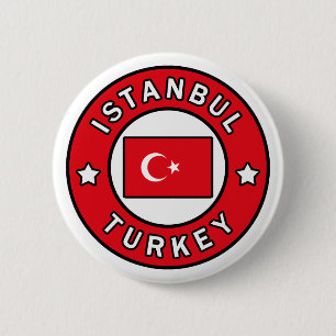 Istanbul Turkey 2 Inch Round Button