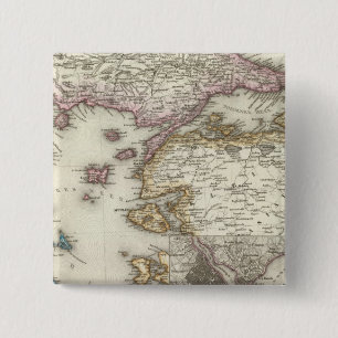 Istanbul, Turkey 2 Inch Square Button