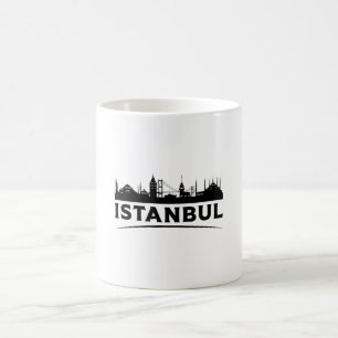 Istanbul Turkey City Cityscape Skyline Gift Idea Coffee Mug