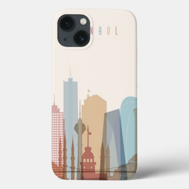 Istanbul, Turkey | City Skyline Case-Mate iPhone Case (Back)