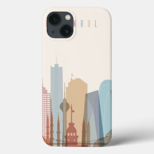 Istanbul, Turkey City Skyline iPhone 13 Case