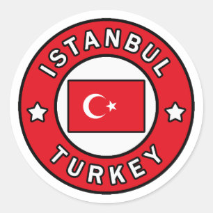 Istanbul Turkey Classic Round Sticker