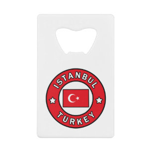 Istanbul Turkey Credit Card Bottle Opener