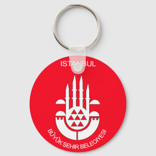 Istanbul Turkey Flag Keychain