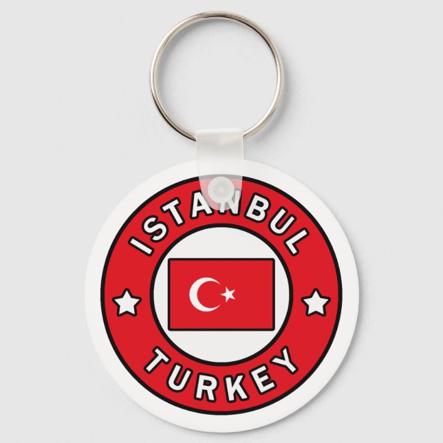 Istanbul Turkey Keychain (Front)