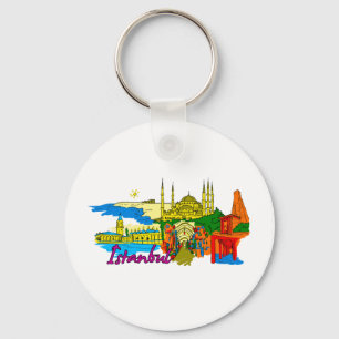 Istanbul - Turkey.png Keychain