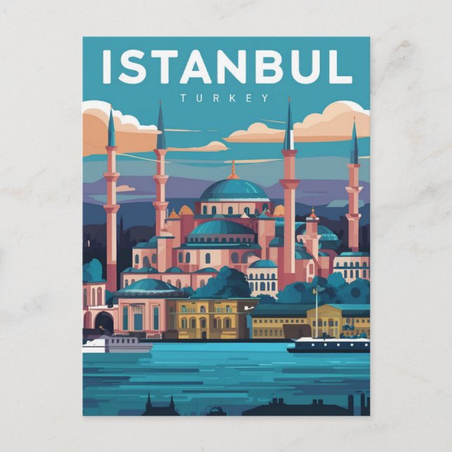 Istanbul Turkey  Postcard (Front)