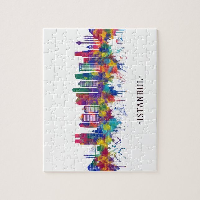 Istanbul Turkey Skyline Jigsaw Puzzle (Vertical)