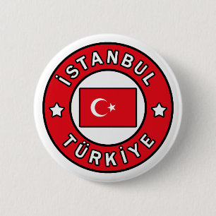İstanbul Türkiye 2 Inch Round Button