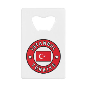 İstanbul Türkiye Credit Card Bottle Opener