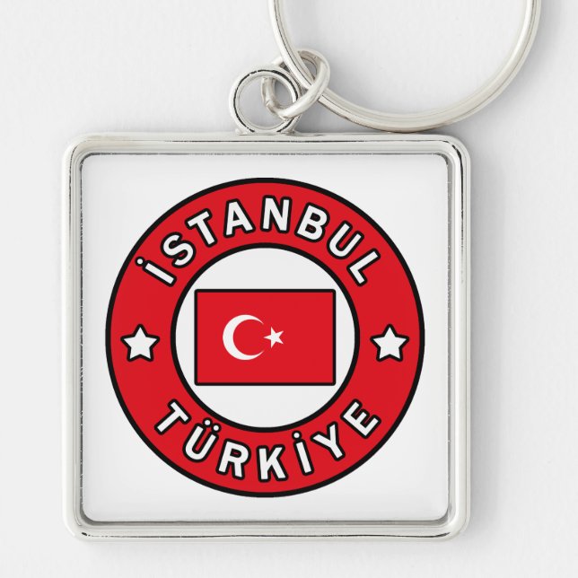 İstanbul Türkiye Keychain (Front)