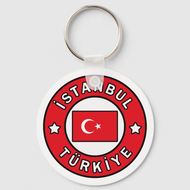 İstanbul Türkiye Keychain (Front)