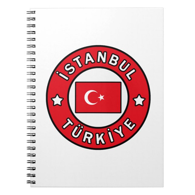 İstanbul Türkiye Notebook (Front)